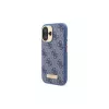 Guess GUHMP16MU4GPRB iPhone 16 Plus 6.7 sininen kovakuori 4G Logo Plate MagSafe