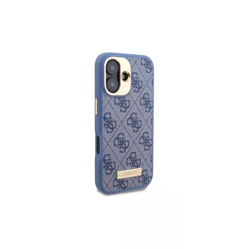 Guess GUHMP16MU4GPRB iPhone 16 Plus 6.7 sininen kovakuori 4G Logo Plate MagSafe