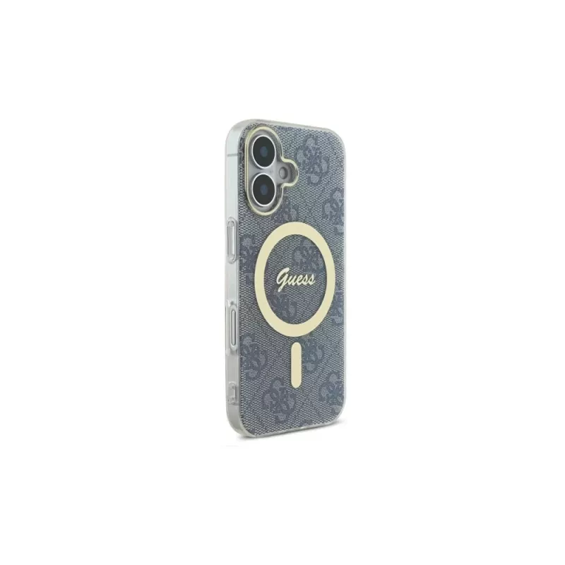 Guess GUHMP16SH4STB iPhone 16 6.1 -kovakuori IML 4G MagSafe sininen