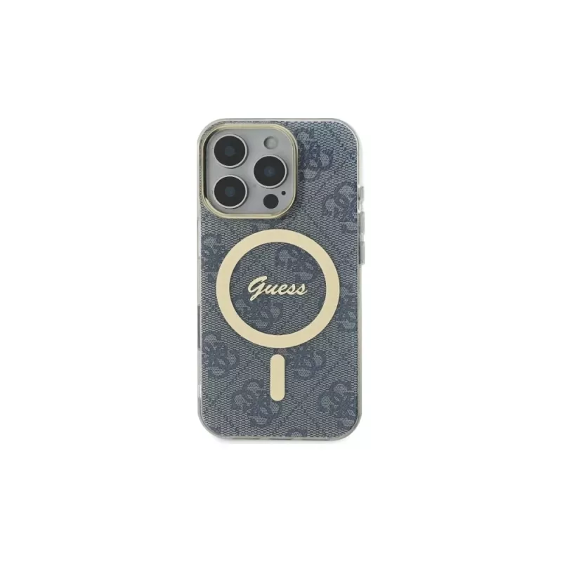 Guess GUHMP16XH4STB -kovakuori Apple iPhone 16 Pro Max 6,9 tuuman näytölle sininen IML 4G MagSafe