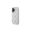 Guess GUHMP16SPGPYSH iPhone 16 6,1 tuuman näytölle valkoinen kovakuori Peony Script Logo MagSafe