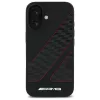 AMG AMHMP16S2SCFR iPhone 16 6,1 tuuman näytölle musta kovakuori Checkered Flag Pattern MagSafe