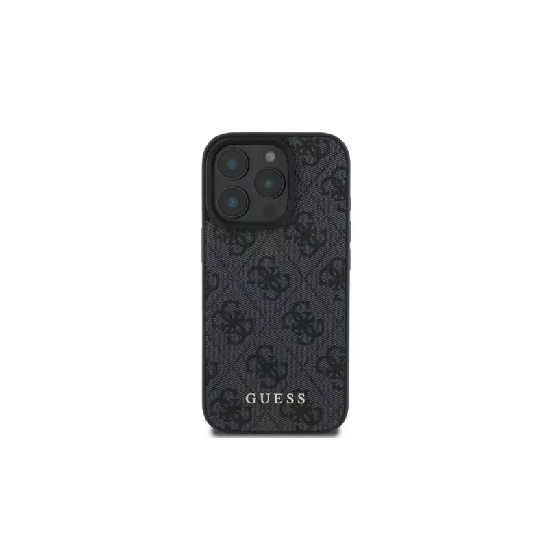 Guess 4G Classic suojakuori Apple iPhone 16 Pro -puhelimelle, musta