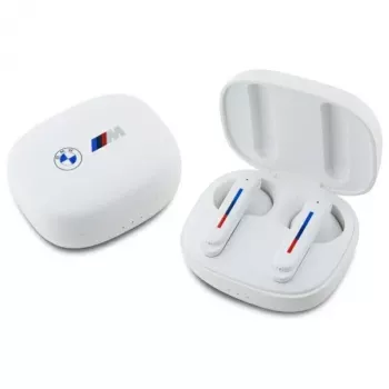 BMW BMBEMIATP20LOH True Wireless Stereo (TWS) Bluetooth 5.1 -nappikuulokkeet lataustelineellä - valkoinen