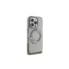 Guess GUHMP16LHFWFCK iPhone 16 Pro -kovakuori IML Flowers Wreath MagSafe musta