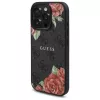 Guess GUHMP16XP4ROPEMCK iPhone 16 Pro Max 6,9 tuuman näytölle musta kovakuori 4G Flowers Print MagSafe