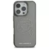 Karl Lagerfeld IML Rhinestones Karl Head Case iPhone 16 Pro Max (musta)