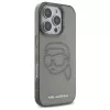 Karl Lagerfeld IML Rhinestones Karl Head Case iPhone 16 Pro Max (musta)