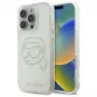 Karl Lagerfeld IML Rhinestones Karl Head takakuori iPhone 16 Pro Max (läpinäkyvä)