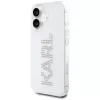 KARL LAGERFELD IML Rhinestones Logo takakuori Apple iPhone 16 - läpinäkyvä