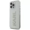 Karl Lagerfeld IML Rhinestones Logo Case iPhone 16 Pro, läpinäkyvä