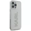 Karl Lagerfeld IML Rhinestones Logo Case iPhone 16 Pro, läpinäkyvä