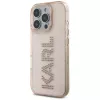 KARL LAGERFELD IML Rhinestones Logo Case iPhone 16 Pro Max pinkki