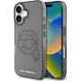 Karl Lagerfeld IML Rhinestones Karl Head Case iPhone 16 (musta)