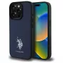 U.S. POLO ASSN. nahkainen takakansi ja kirjailu Apple iPhone 15 Pro Max 6,7 inch Navy