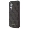 Guess 4G Metal Gold Logo takakansi Samsung Galaxy S24 FE, ruskea