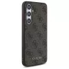 Guess 4G Metal Gold Logo takakansi Samsung Galaxy S24 FE, ruskea