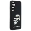 Karl Lagerfeld KLHCS24FE3DRKCNK S24 FE S721 musta/musta hardcase 3D Rubber Karl&Choupette