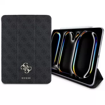 Guess GUFC11PM24PS4SGK iPad Pro 11 M4 2024 / M5 2025 -magneettinen 4G Big Logo -folio kotelo musta