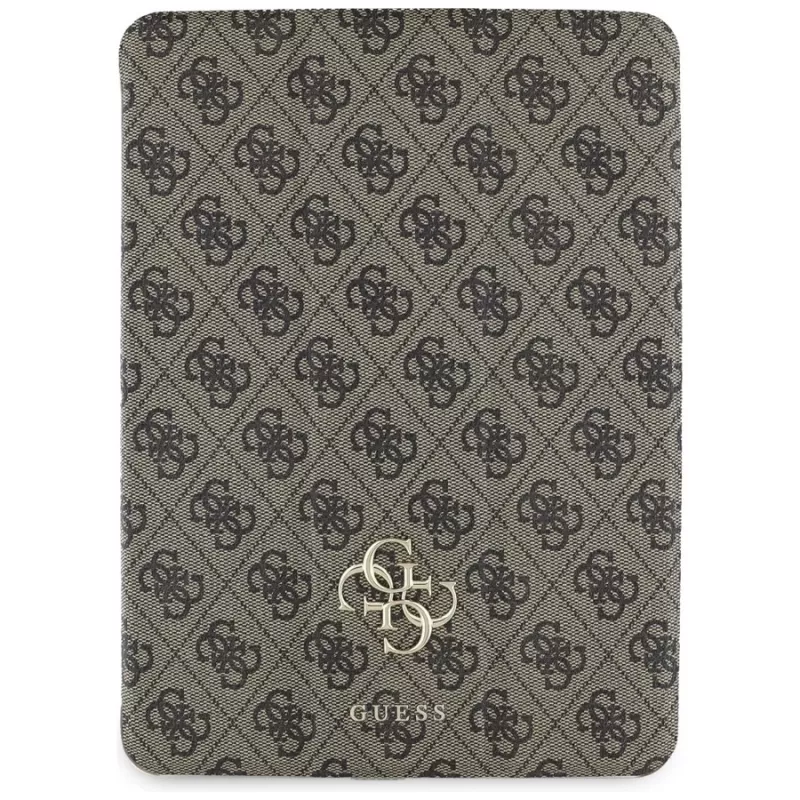 Guess GUFC11PM24PS4SGW iPad Pro 11 M4 2024 / M5 2025 ruskea magneettinen 4G Big Logo Folio Case