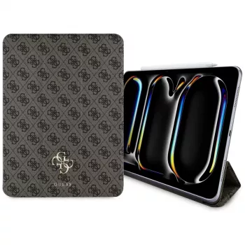Guess GUFC13PM24PS4SGW iPad Pro 13 M4 2024 / M5 2025 ruskea Magnetic 4G Big Logo Folio Case