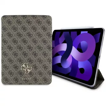 Guess GUFC11RM24PS4SGW iPad Air 11 M2 2024 / M3 2025 / M4 2026 ruskea Magnetic 4G Big Logo Folio Case