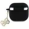 Guess Silicone 4G Charm Case AirPods 4 - musta