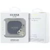 Guess Silicone 4G Charm Case AirPods 4 - musta