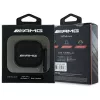 AMG AMA4SLWK AirPods 4 -kotelo musta nahka valkoinen logo