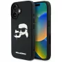 KARL LAGERFELD HC 3D Rubber DoubleHeads kuori iPhone 16, musta