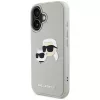 KARL LAGERFELD HC 3D Rubber DoubleHeads kuori Apple iPhone 16 - beige