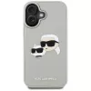 KARL LAGERFELD HC 3D Rubber DoubleHeads kuori Apple iPhone 16 - beige
