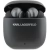 KARL LAGERFELD Metal Printed Logo TWS -nappikuulokkeet ANC/ENC - musta