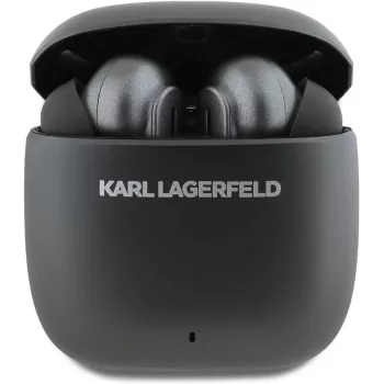 KARL LAGERFELD Metal Printed Logo TWS -nappikuulokkeet ANC/ENC - musta