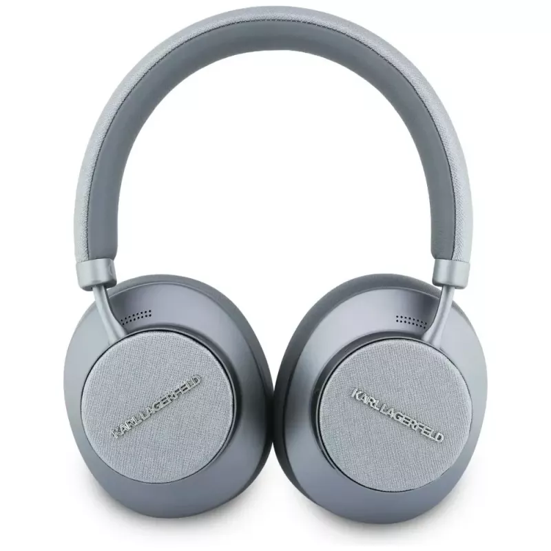 Karl Lagerfeld Saffiano Elongated Bluetooth ANC Over-Ear -kuulokkeet harmaa
