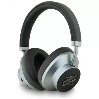 KARL LAGERFELD Grained Initials Bluetooth ANC Over-Ear -kuulokkeet musta