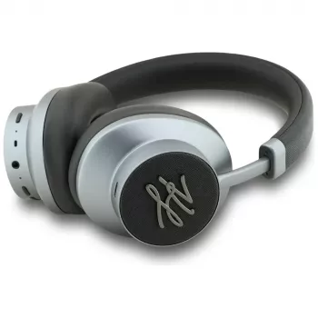 KARL LAGERFELD Grained Initials Bluetooth ANC Over-Ear -kuulokkeet musta