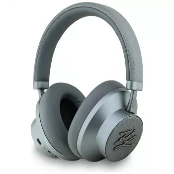 Karl Lagerfeld Grained Initials Bluetooth ANC Over-Ear -kuulokkeet harmaa
