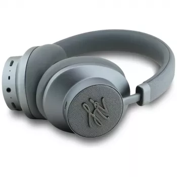 Karl Lagerfeld Grained Initials Bluetooth ANC Over-Ear -kuulokkeet harmaa