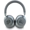 Karl Lagerfeld Grained Initials Bluetooth ANC Over-Ear -kuulokkeet harmaa