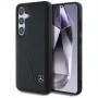 MERCEDES-BENZ nahkakuori kaarevilla ompeleilla Samsung Galaxy S25 musta