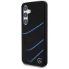 MERCEDES-BENZ Silicone Contrasted Curves MagSafe kuori Samsung Galaxy S25, musta