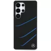 MERCEDES-BENZ Silicone Contrasted Curves MagSafe kuori Samsung Galaxy S25 Ultra musta
