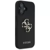 Guess Grained Big 4G Logo Small Classic Logo kuori iPhone 16 (musta)