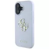 Guess Grained Big 4G Logo Small Classic Logo takakuori Apple iPhone 16 - sininen