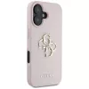 Guess Grained Big 4G Logo Small Classic Logo takakuori Apple iPhone 16 - pinkki