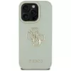 Guess Grained Big 4G Logo Small Classic Logo takakuori Apple iPhone 16 Pro Max - vihreä