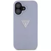 Guess Hot Stamp 4G Pattern Triangle Metal Logo kuori iPhone 16 (violetti)