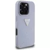 Guess Hot Stamp 4G Pattern Triangle Metal Logo takakuori iPhone 16 Pro, violetti