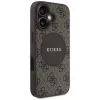 Guess 4G Circle Classic Logo MagSafe kuori iPhone 16, ruskea